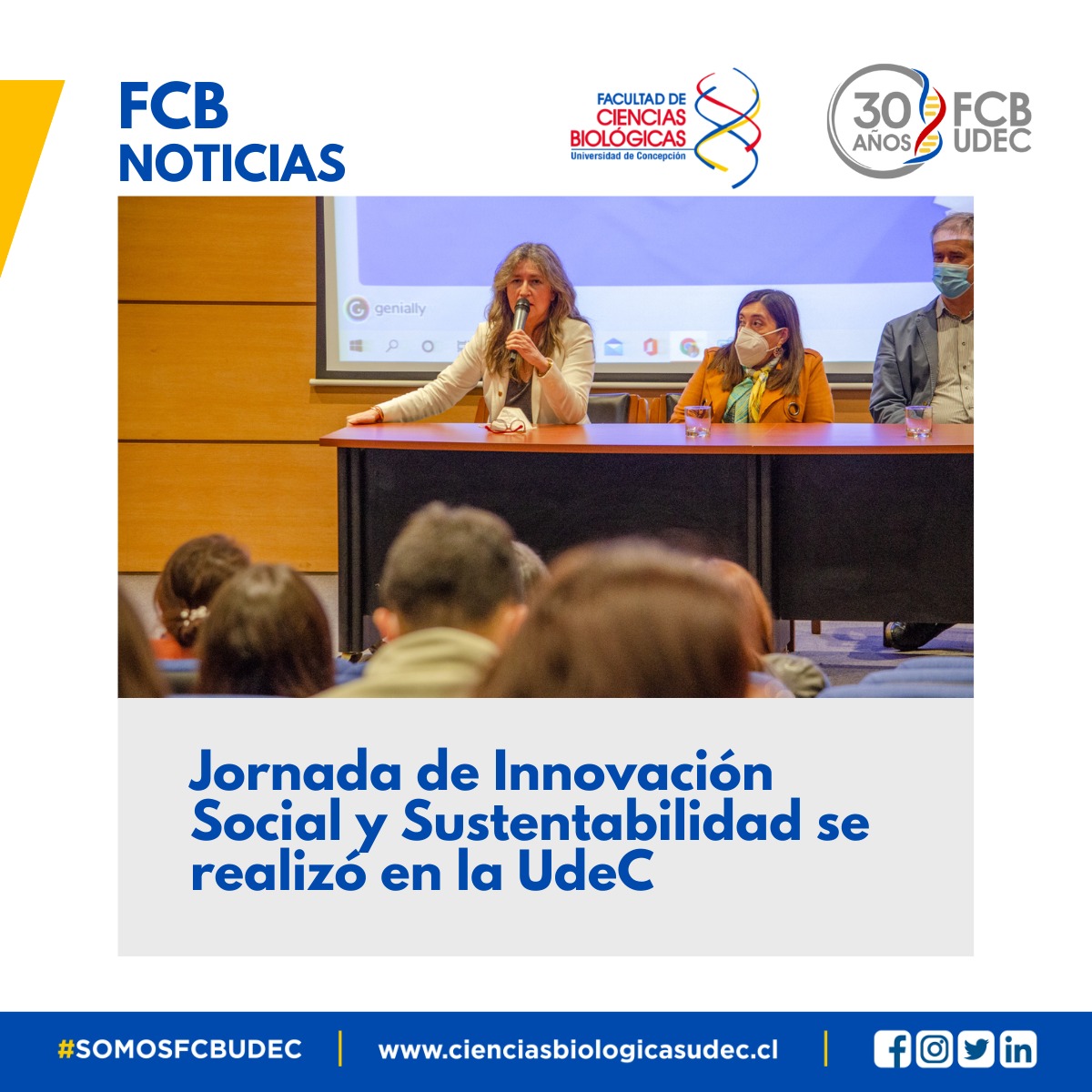 Jornada de Innovación Social y Sustentabilidad se realizó en la UdeC ...