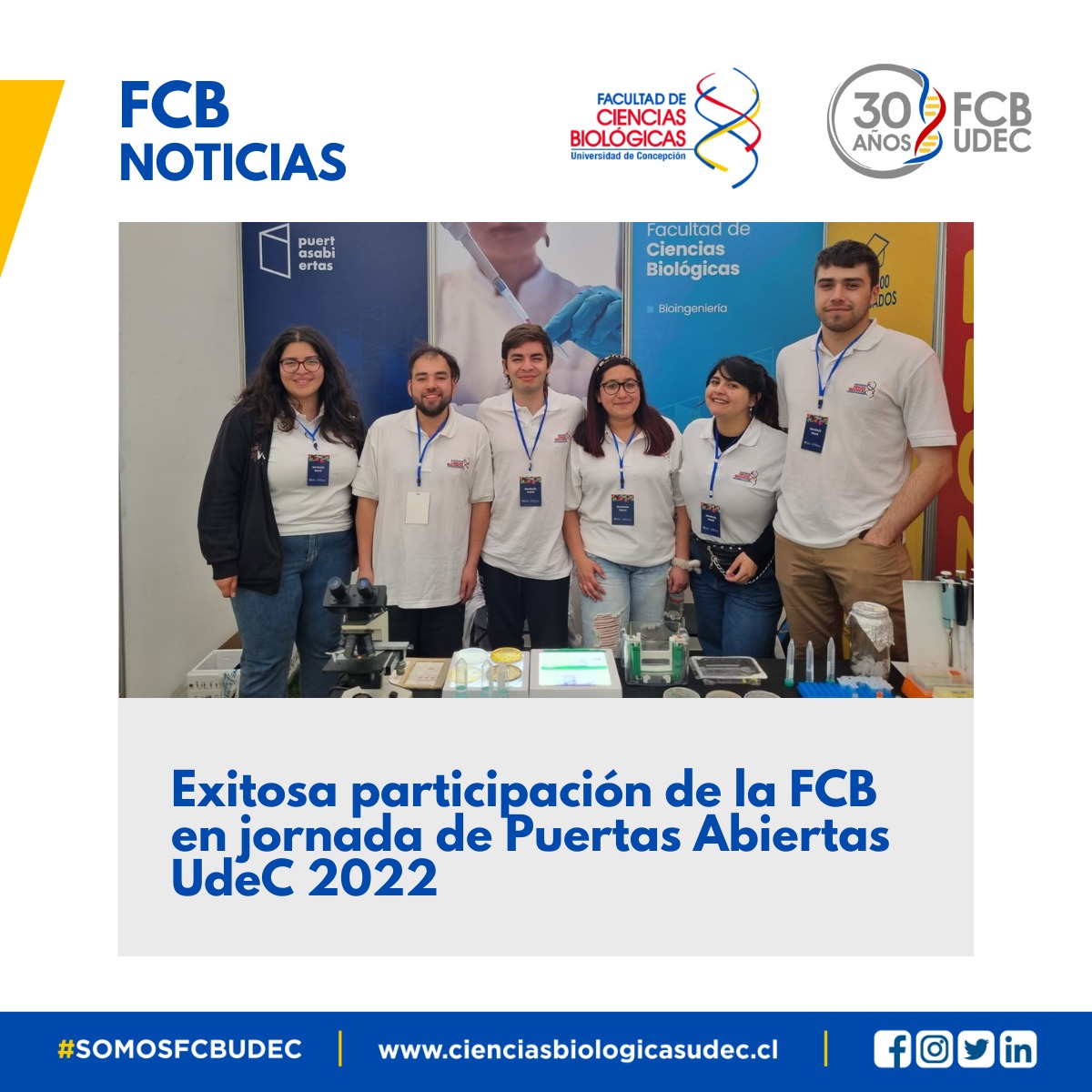 Exitosa participación de la FCB en jornada de Puertas Abiertas UdeC ...